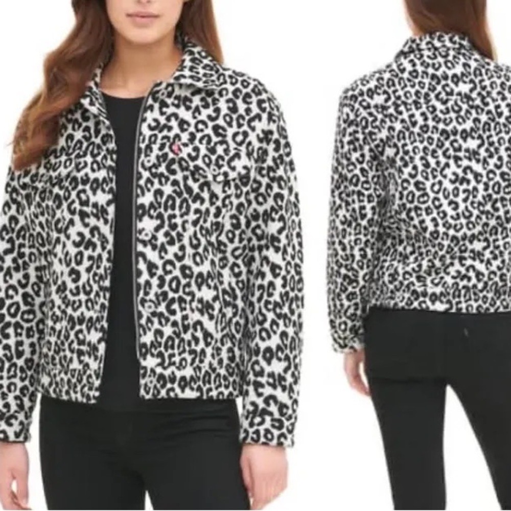 Levi’s Coat/Jacket Leopard Trucker